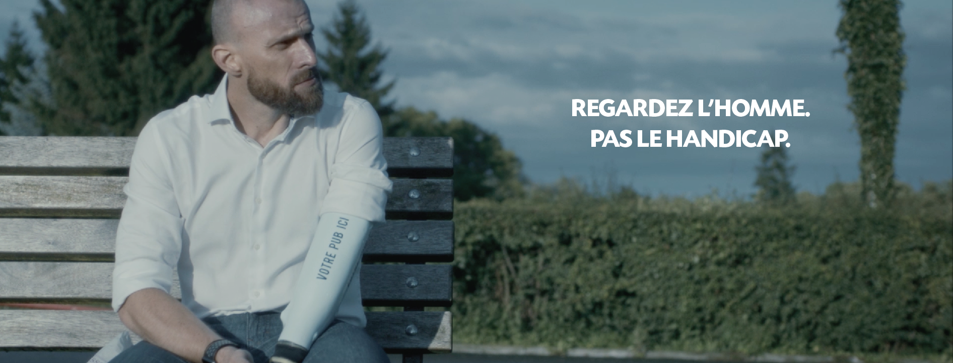 Campagne CAP48 regardez l'homme pas le handicap