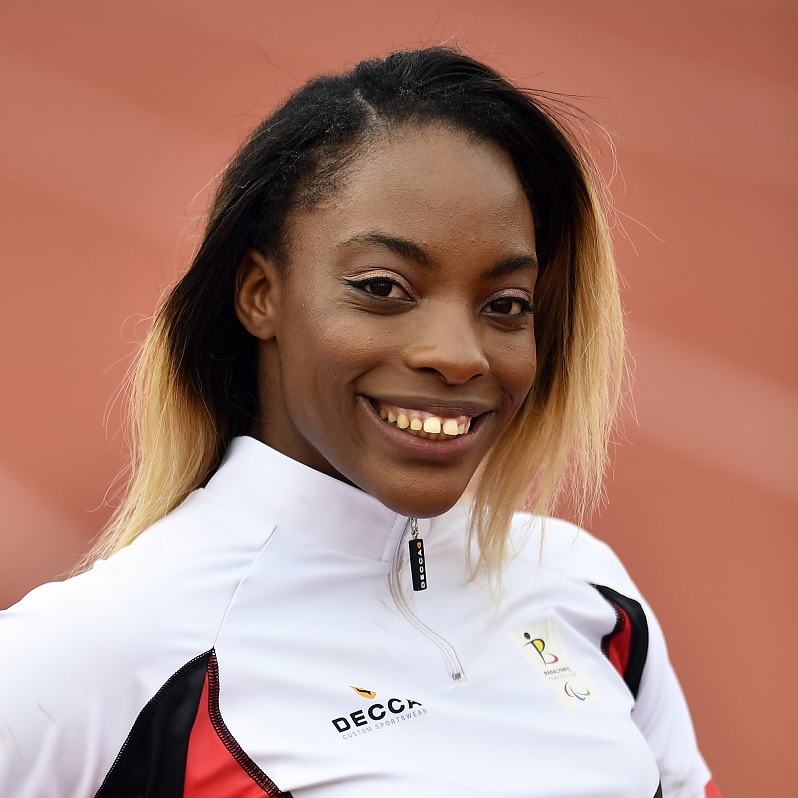 Léa Bayekula, championne de para-athlétisme