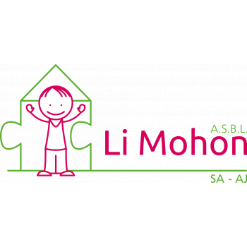 Logo de l'asbl Li Mohon, service d'accompagnement socio-educatif de l'Aide à la Jeunesse implanté dans la région de Marche-en-Famenne