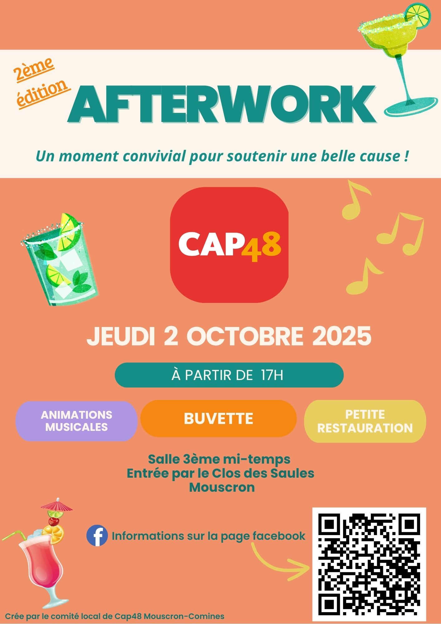 Afterwork solidaire à Mouscron_article