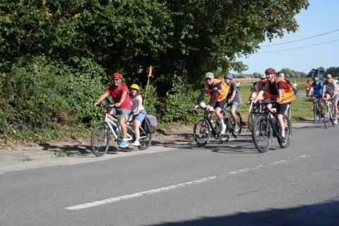 Balade pédestre et cycliste du Foyer Tibériade à Dottignies