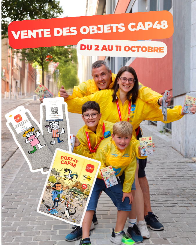 vente objets CAP48: chaussettes et Post-it